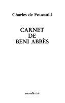 Copertina  Carnet de Beni Abbès (1901-1905)
