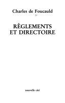 Copertina  Règlements et Directoire