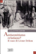 Copertina  Antisemitismo cristiano? Il caso di Leone Dehon