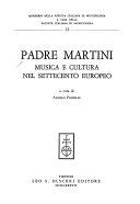 Copertina  Di una stampa settecentina del Formione di Terenzio «rappresentata» a Parma con musiche di Martini