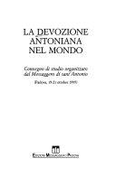 Copertina  S. Antonio in Etiopia e in Eritrea... mediatore di carità e di pace