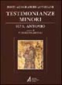 Copertina  Testimonianze minori su S. Antonio