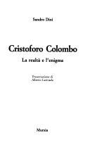 Copertina  Cristoforo Colombo. La realtà e l'enigma