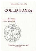 Copertina  Testo della traduzione araba della messa copta di san Basilio secondo il manoscritto Vat. copto 17 del 1288