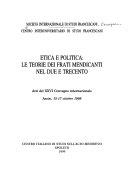 Copertina  La fondazione dell'etica in Guglielmo di Ockham