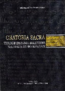 Copertina  Oratoria sacra