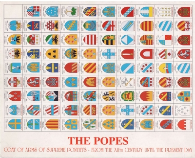 Copertina  The Popes. Coat of arms of Supreme Pontiffs - From the XIIth century until the present day