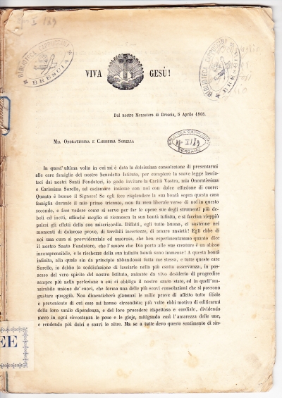 Copertina  Viva Gesù! 