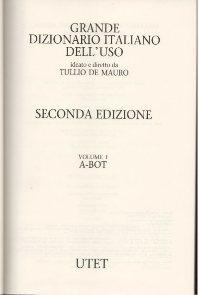 Copertina  Grande dizionario italiano dell'uso