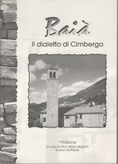 Copertina  Baià. ll dialetto di Cimbergo