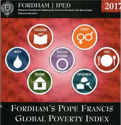 Copertina  Fordham's Pope Francis Global Poverty Index