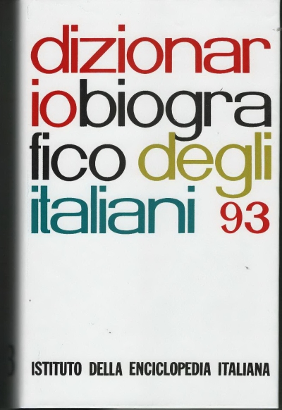 Copertina  Dizionario biografico degli italiani. 093