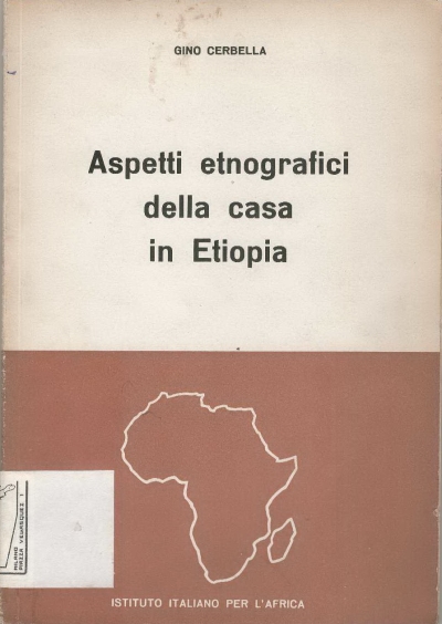 Copertina  Aspetti etnografici della casa in Etiopia