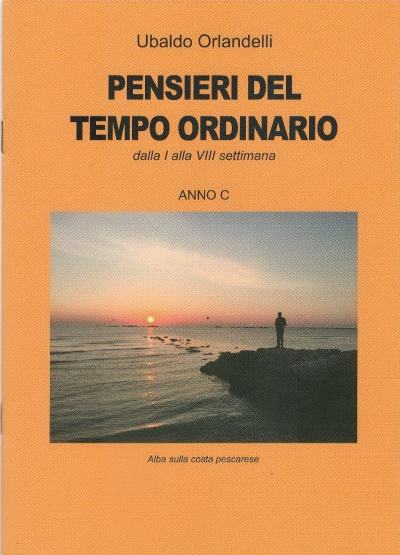 Copertina  Pensieri del tempo ordinato dalla I alla VIII settimana. Anno C                                  