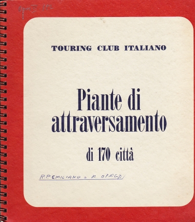 Copertina  Piante di attraversamento di 170 città