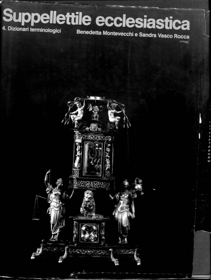 Copertina  Suppellettile ecclesiastica I