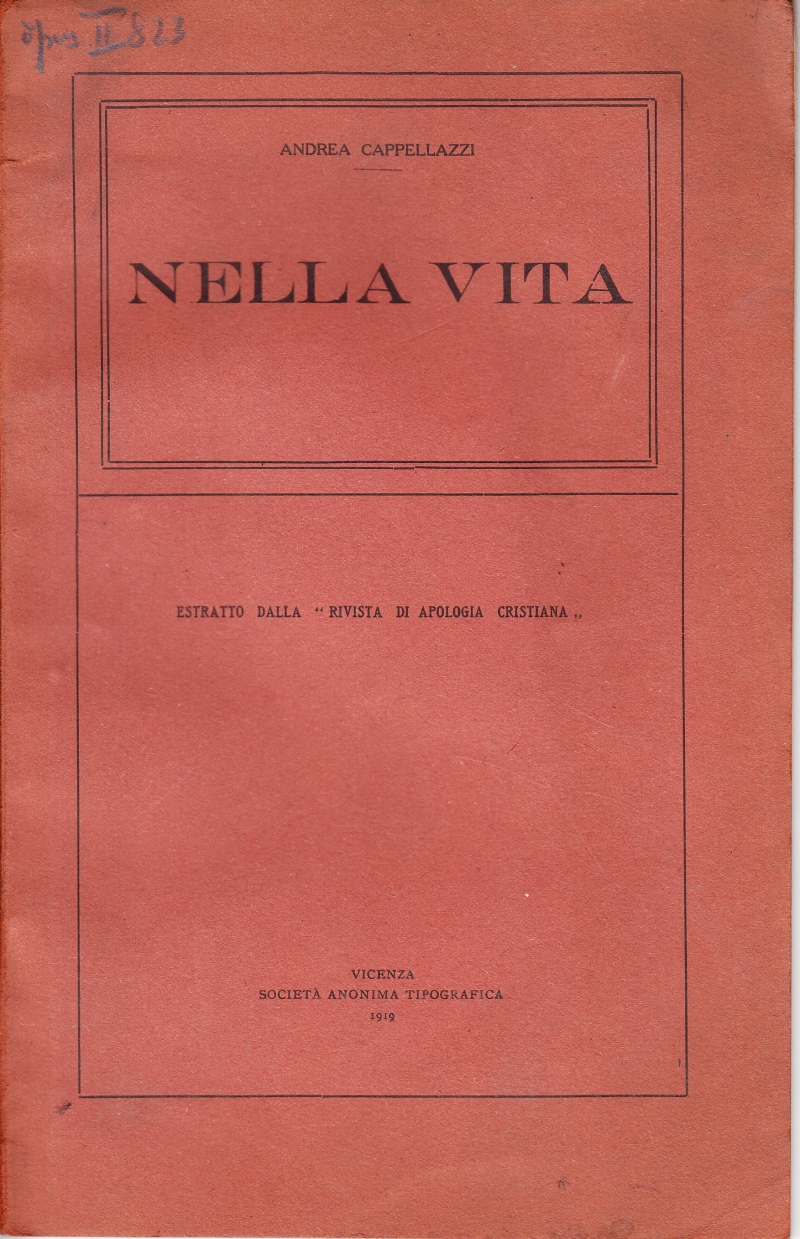 Copertina  Nella vita