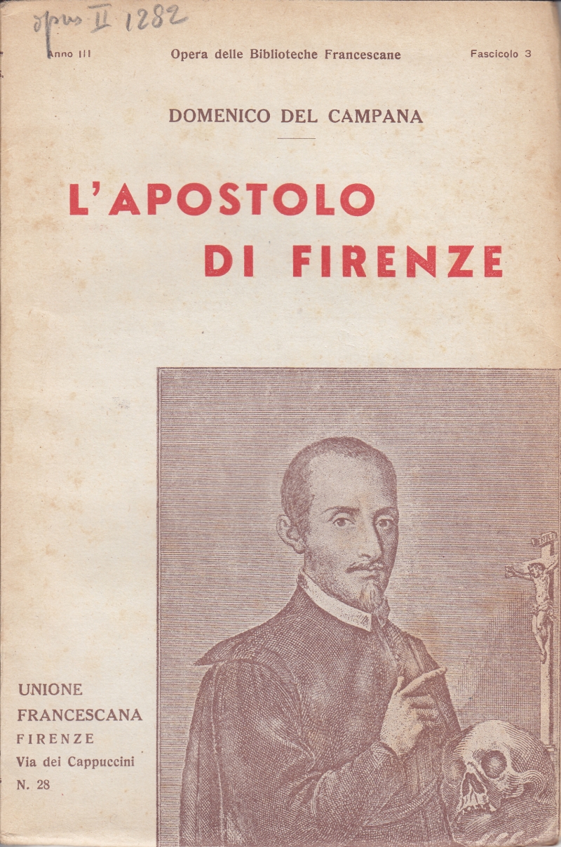 Copertina  L'Apostolo di Firenze. Il Beato Ippolito Galantini