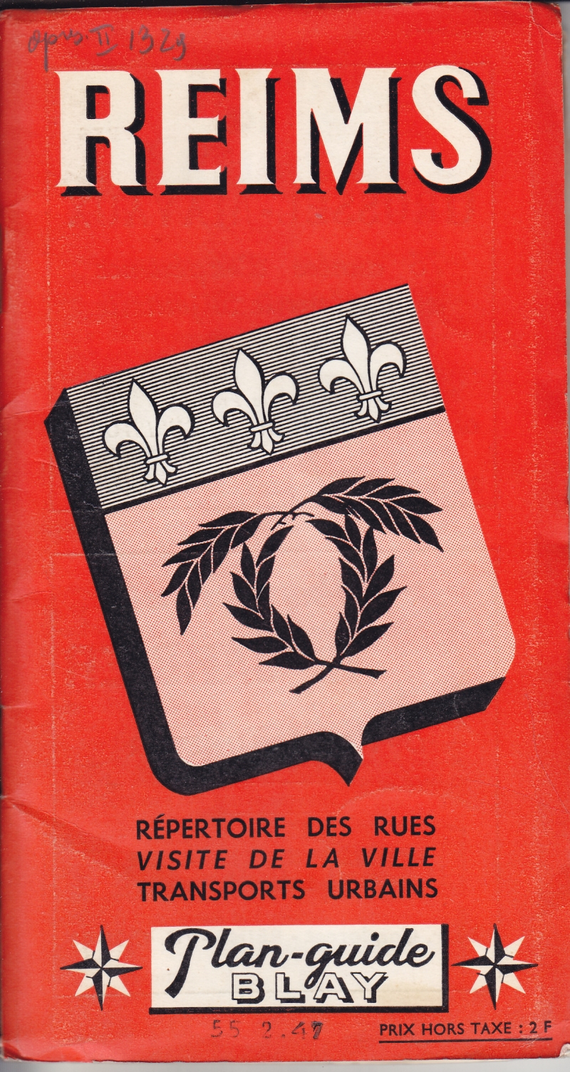 Copertina  Reims. Répertoire des rues, Visite de la ville, Transports urbains