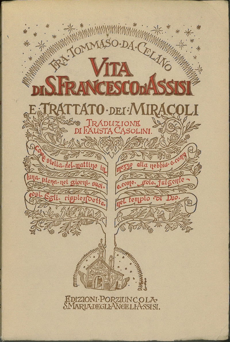 Copertina  Vita di S. Francesco (Prima e Seconda) e Trattato dei Miracoli