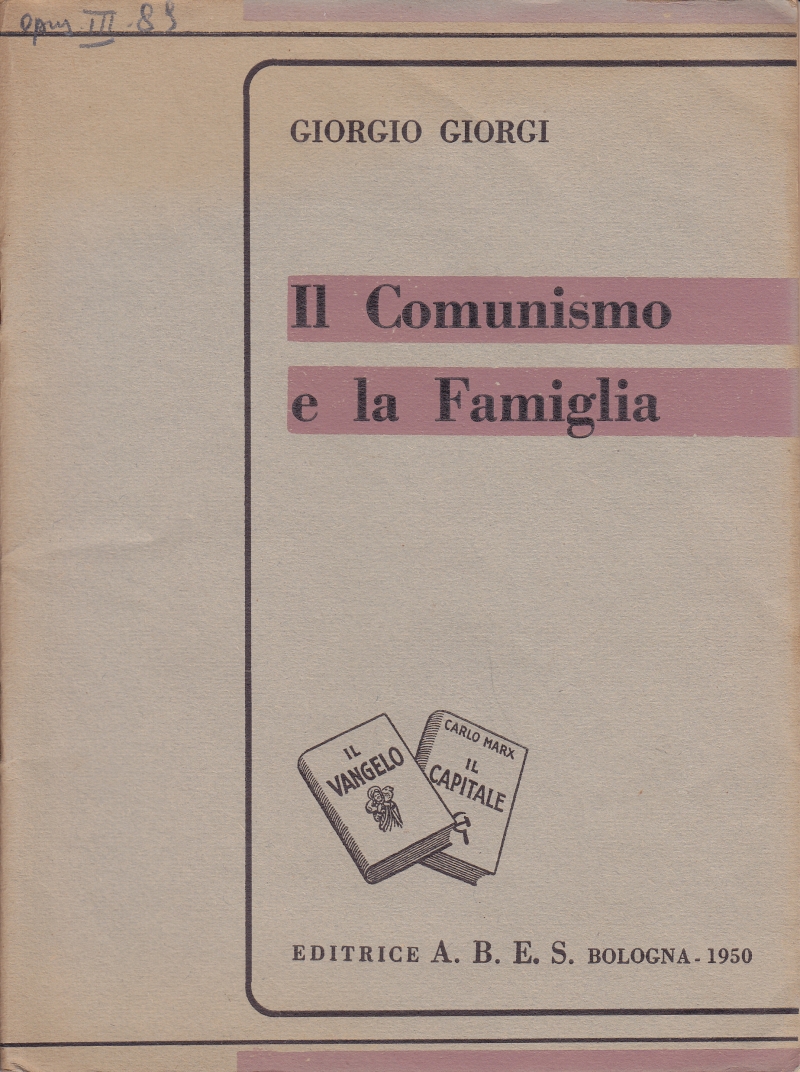 Copertina  Il Comunismo e la Famiglia