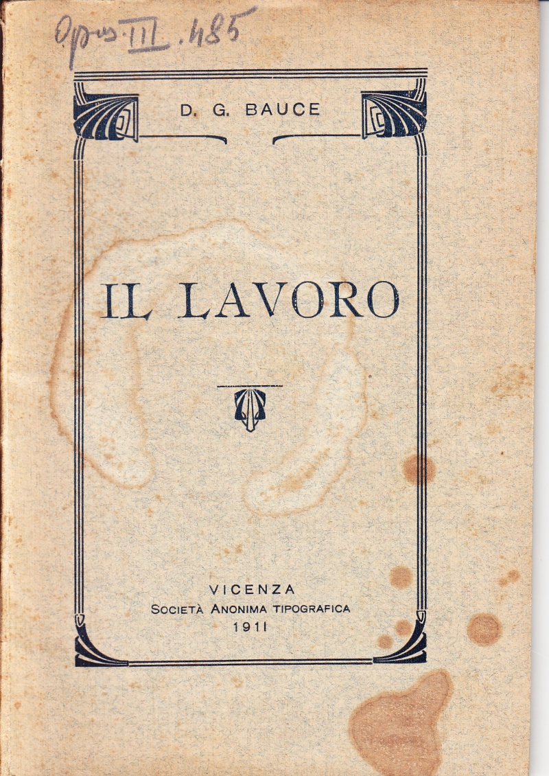 Copertina  Il lavoro