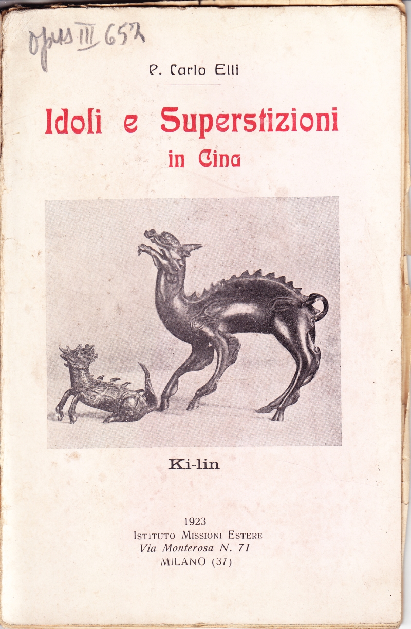 Copertina  Idoli e Superstizioni in Cina