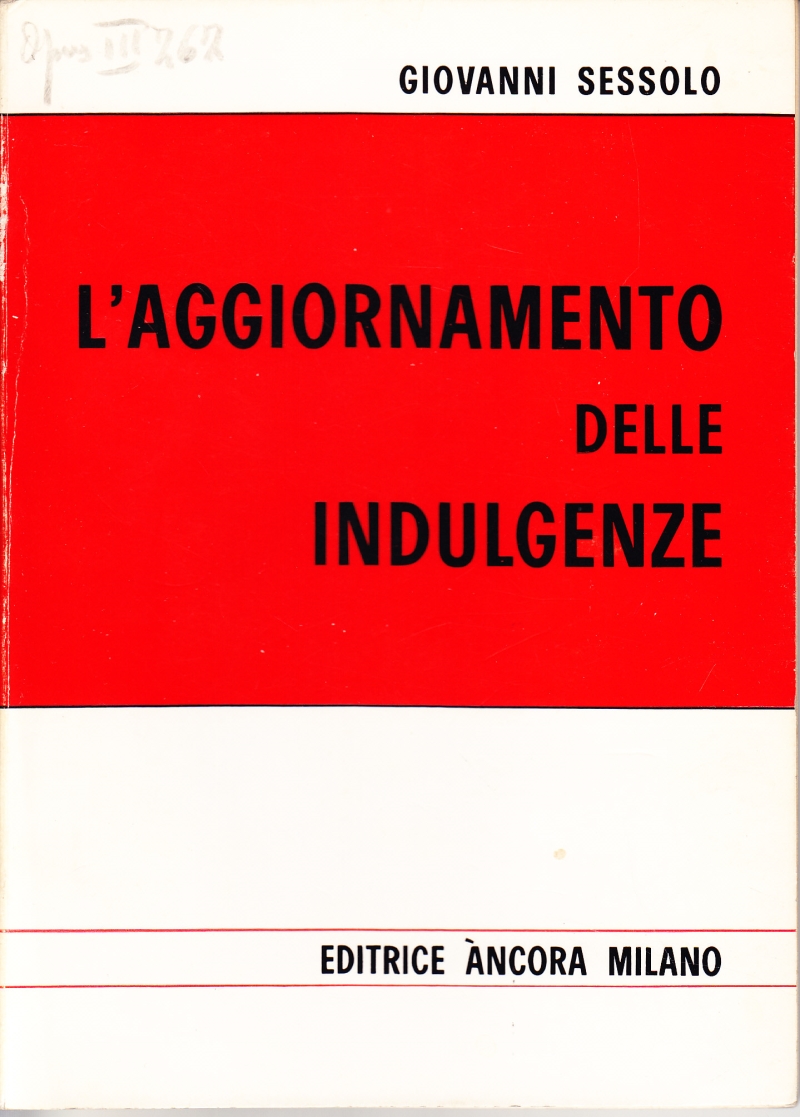 Copertina  L'aggiornamento delle Indulgenze