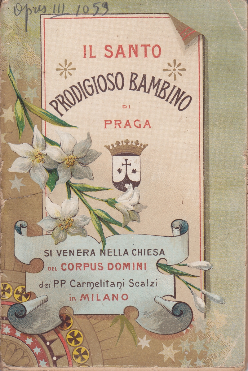 Copertina  La divozione al Santo Bambino di Praga. Cenni e preghiere
