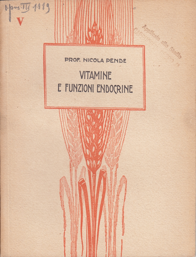 Copertina  Vitamine e funzioni endocrine