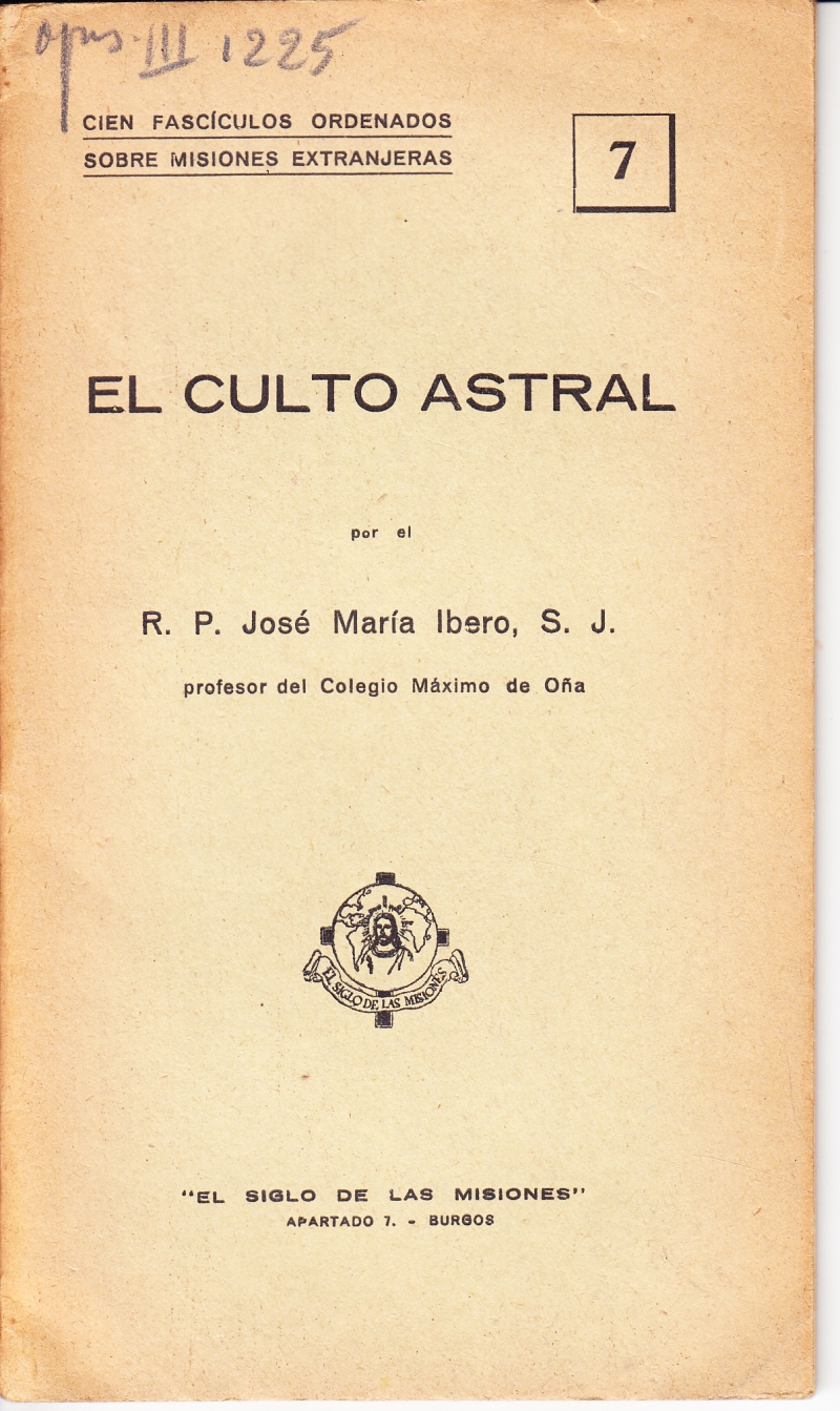 Copertina  El culto astral