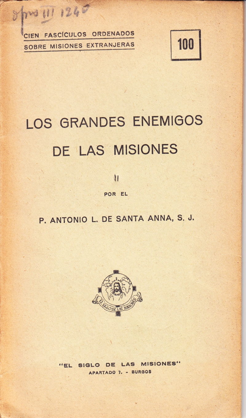 Copertina  Los grandes enemigos de las Misiones. II.