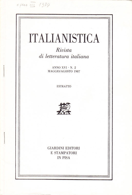 Copertina  Ancora sugli atti del processo alla monaca di Monza con alcune considerazioni sul giansenismo del Manzoni