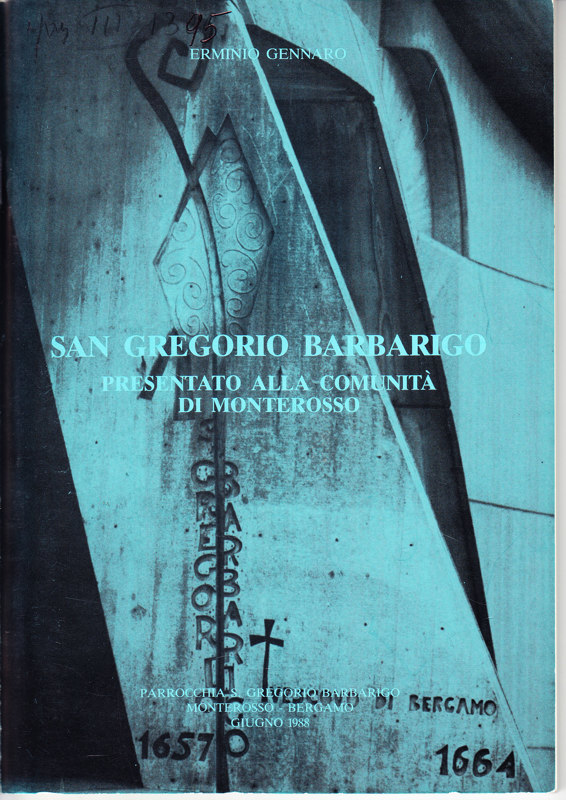 Copertina  Vita di San Gregorio Barbarigo : presentato alla comunità di Monterosso