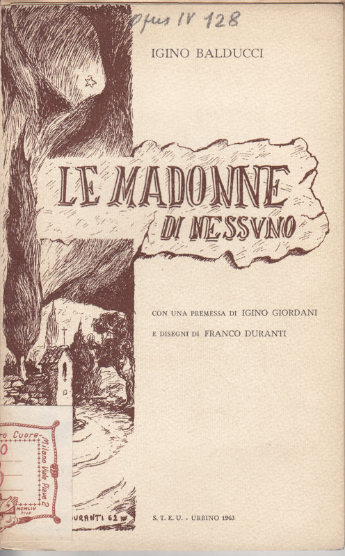 Copertina  Le madonne di nessuno